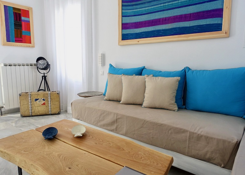 Inside a Two-Bedroom Apartment at Mykonos Town Suites