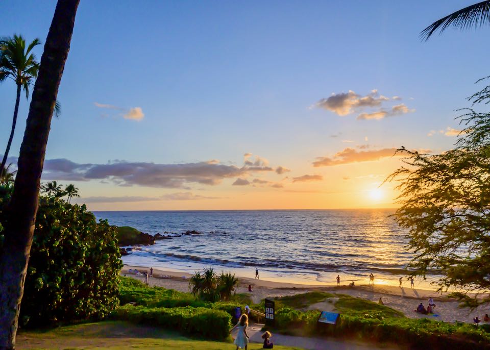 Beach resort in Wailea, Maui.