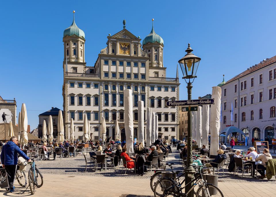 Best central location to stay in Augsburg, Germany.