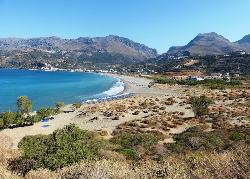 Plakias Beach in Crete