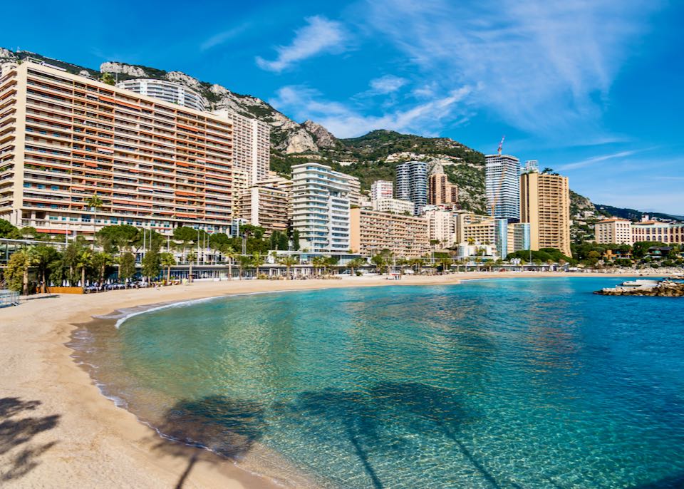 Larvotto Beach in Monaco. 