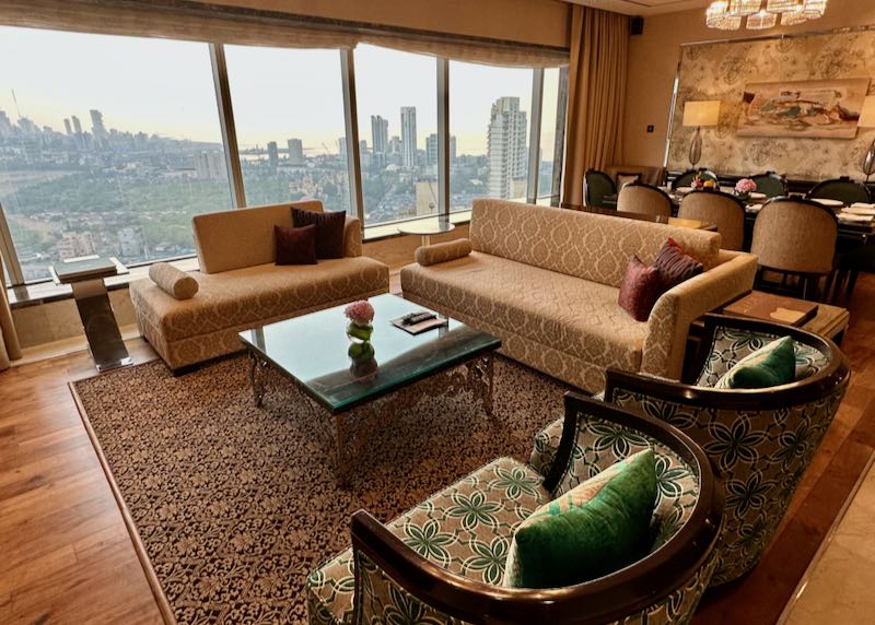 Luxury hotel with view in Mumbai.
