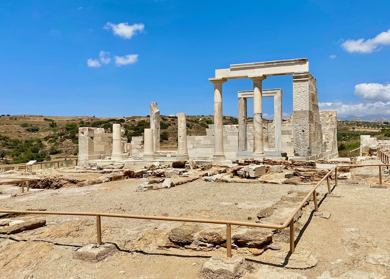 Demeter Temple ruins in Sangri, Naxos