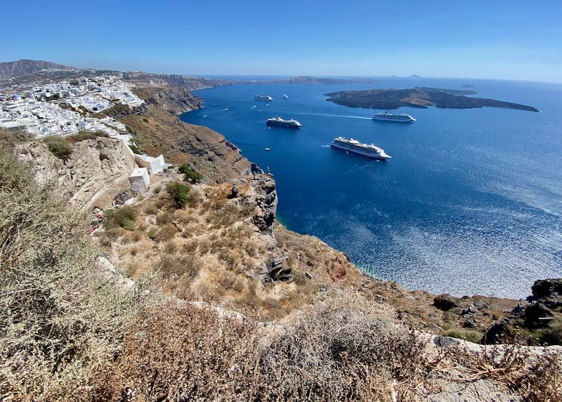 The caldera hike is the single best thing to do in Santorini. 