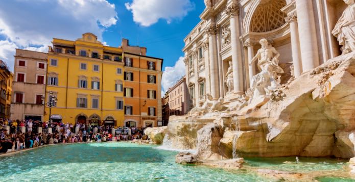 Trevi Fountain, Rome.