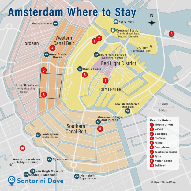 WHERE TO STAY in AMSTERDAM - Best Areas & Neighborhoods