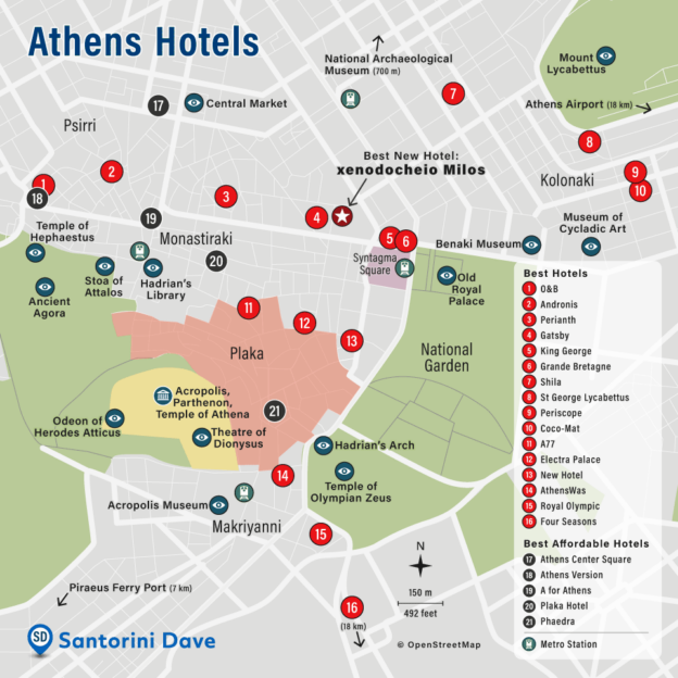 ATHENS HOTEL MAP - Best Areas, Neighborhoods, & Places to Stay