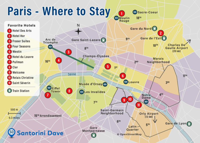 WHERE TO STAY in PARIS - Best Areas & Neighborhoods