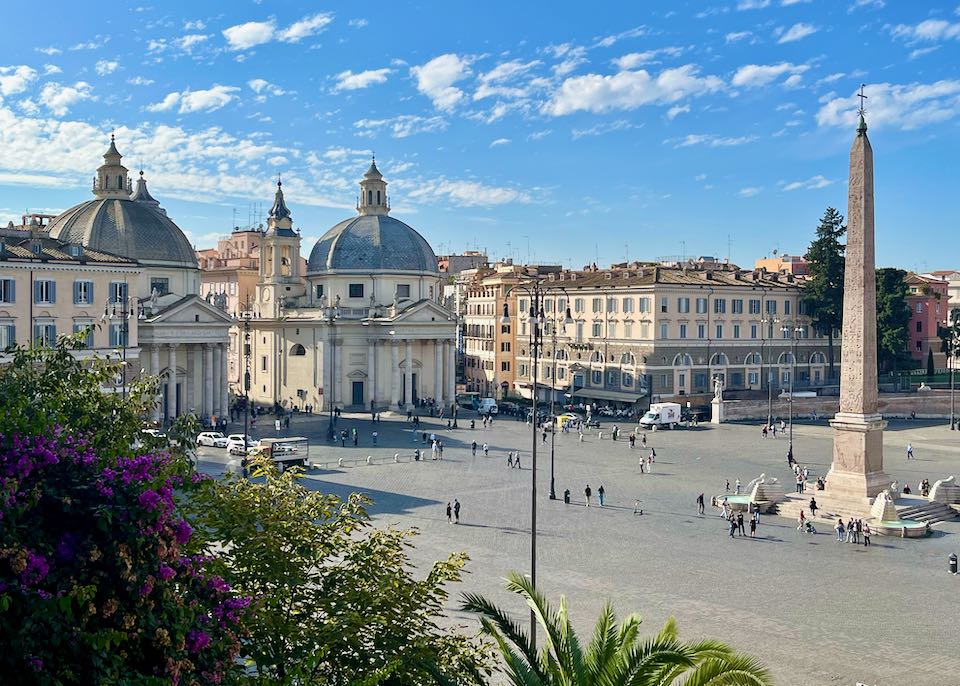 Historic square in Rome.