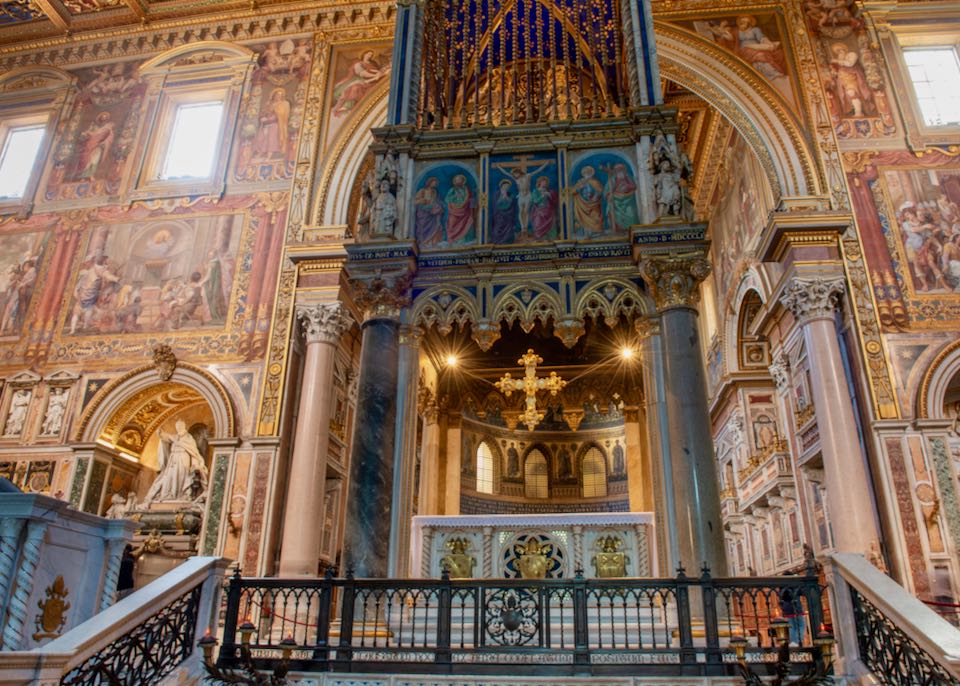 Basilica of San Giovanni in Laterano in Rome.