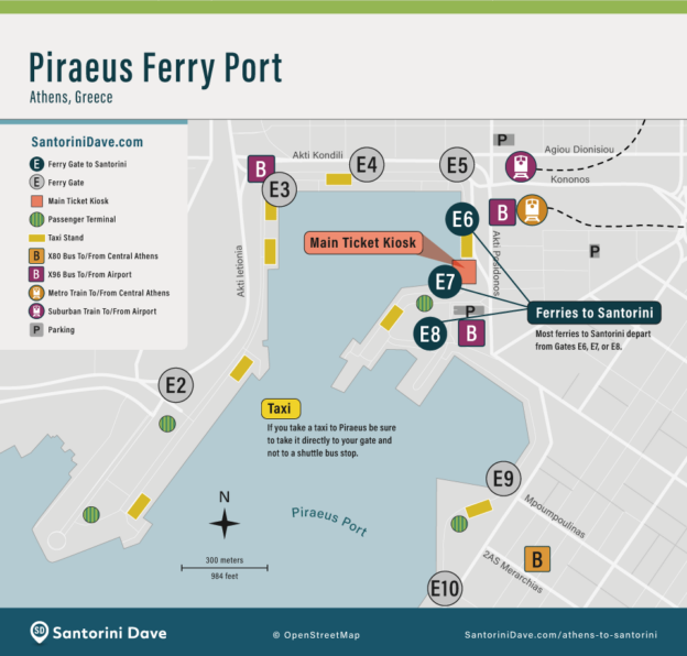 Athens to Santorini Ferry Tickets, Schedules, Prices