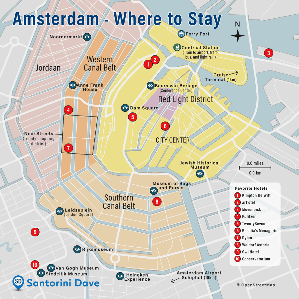 WHERE TO STAY in AMSTERDAM - Best Areas & Neighborhoods