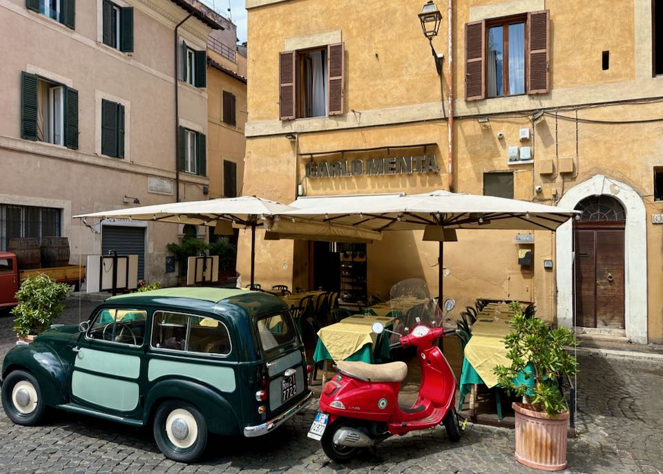 Where to stay in Trastevere, Rome.