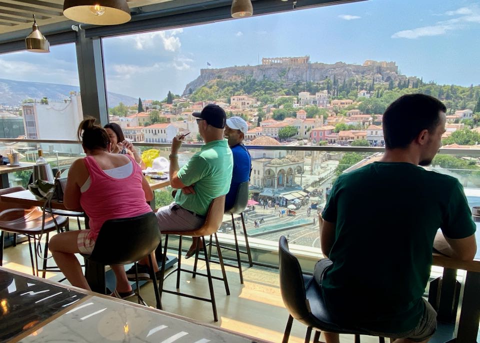 Best place to stay in Athens for Acropolis view.
