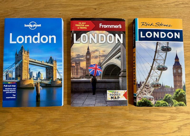 London travel guides.