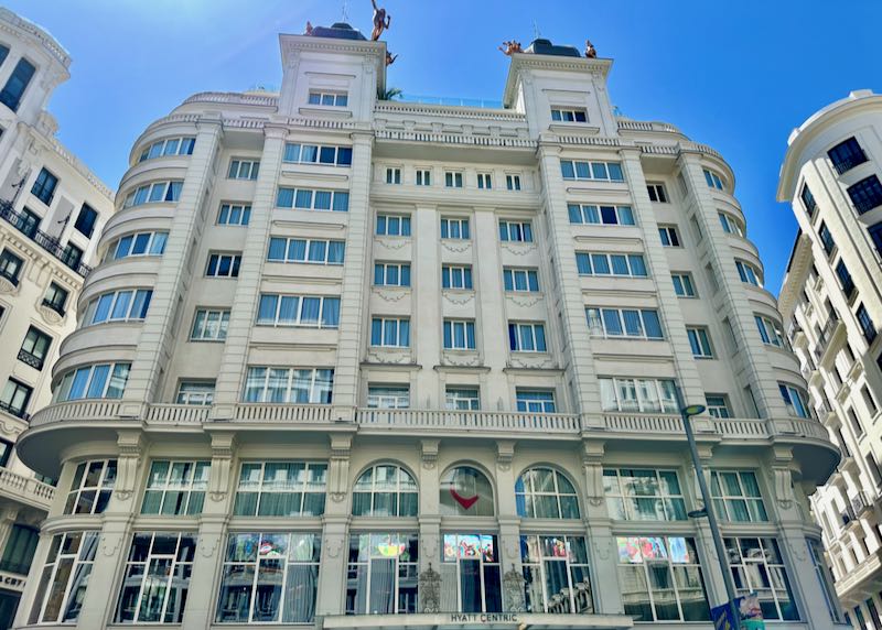 4-star hotel on Gran Via in Madrid.