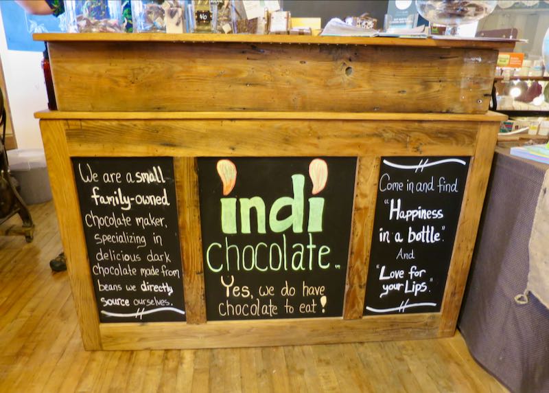 Chocolate shop in Pike Place Market.