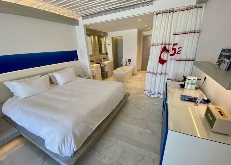 Luxury hotel in Mykonos.