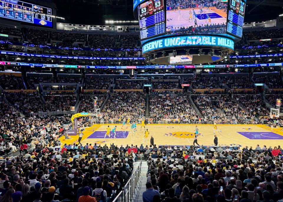 The Kings, Lakers, and Clippers play at Crypto Arena.