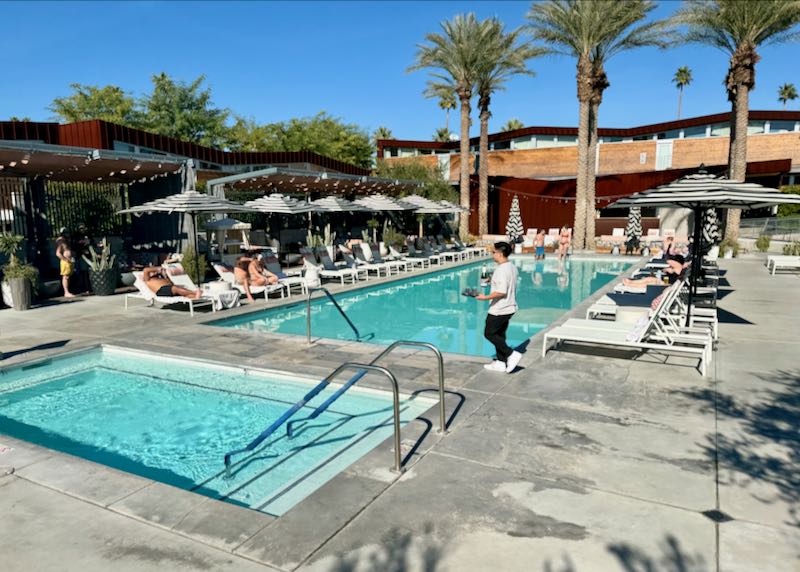 Adults-only hotel with pool in Palm Springs.