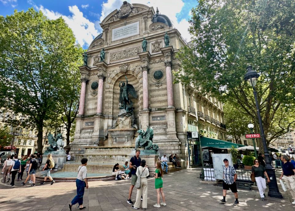 The Latin Quarter in Paris.