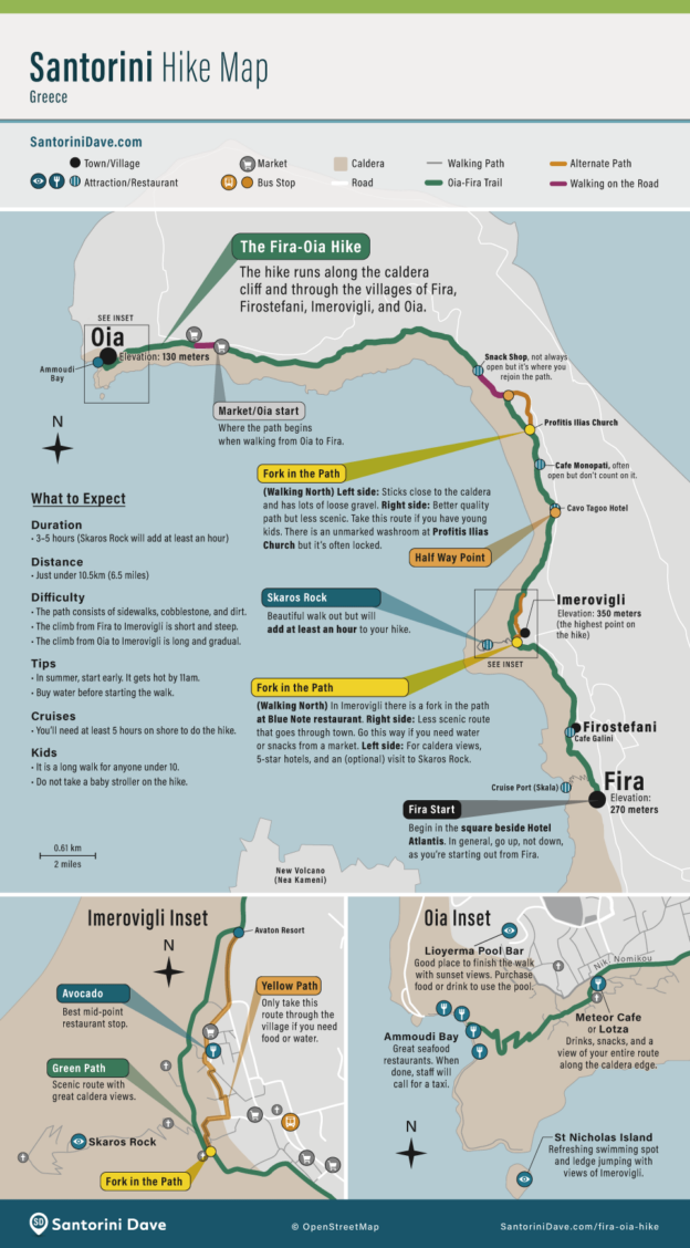Maps of Santorini - SantoriniDave.com