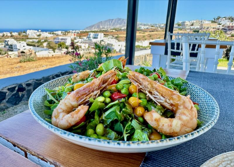 One of my favorite restaurants in Santorini.