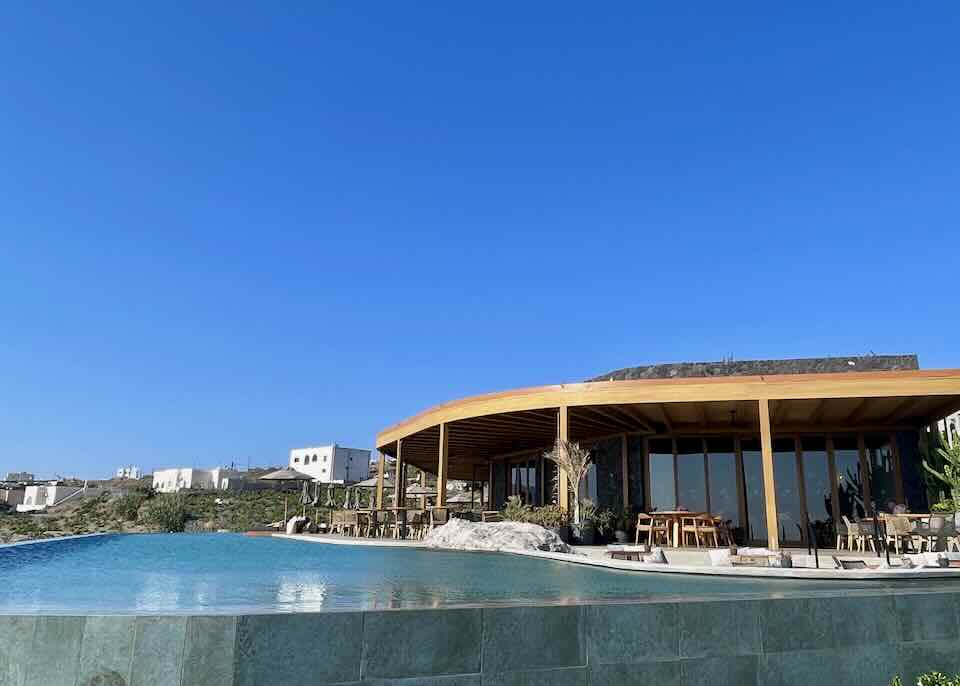 Magma Hyatt Resort in Santorini. 