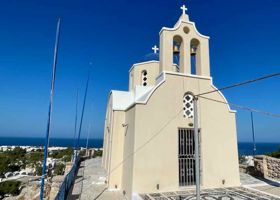 Church in Kamari, Santorini.