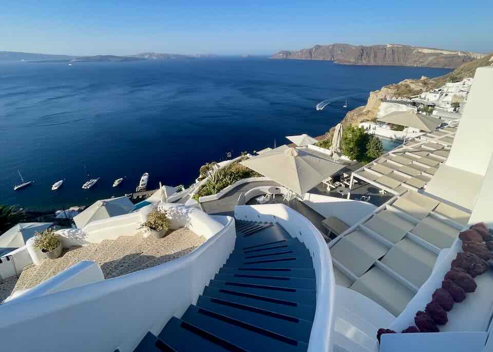 Hotel in Oia, Santorini.