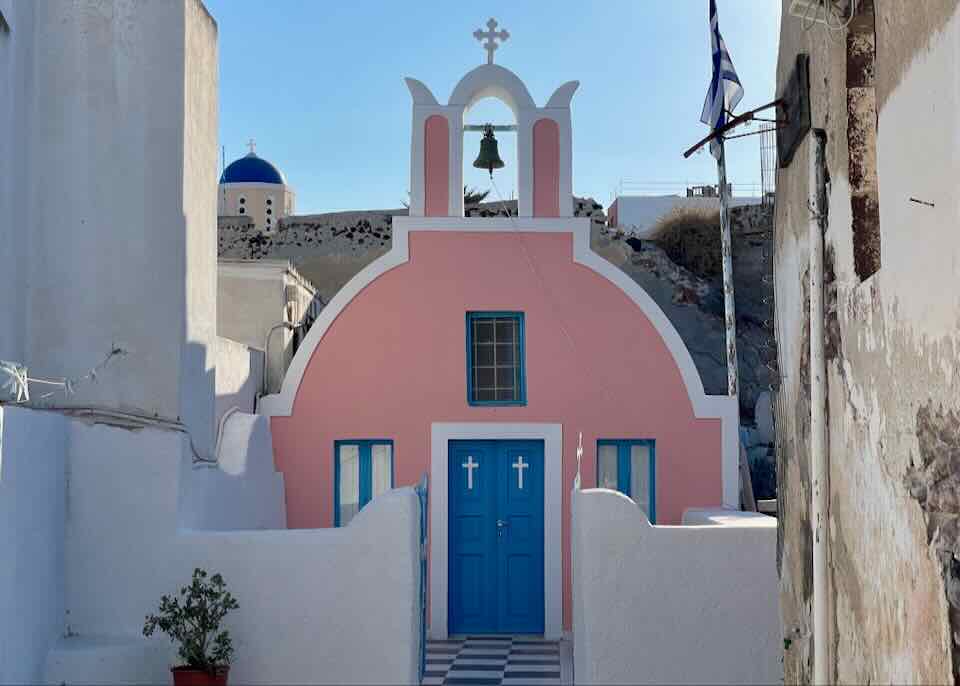 Church in Oia.