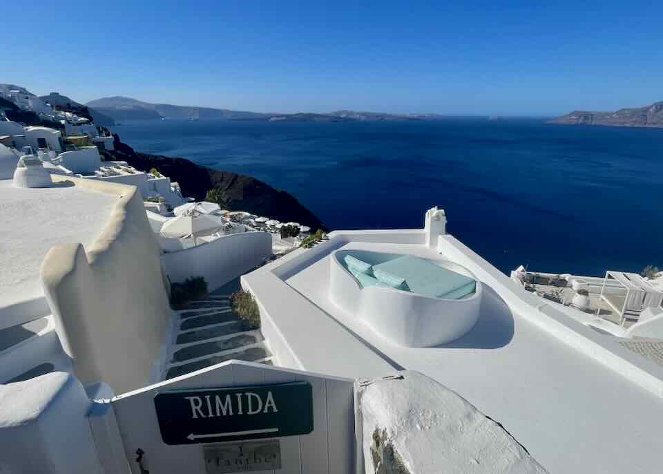 Rimida hotel in Oia.