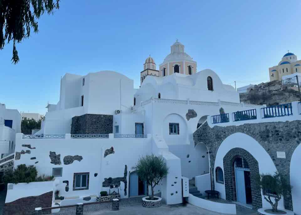 Church in Fira, Santorini. 