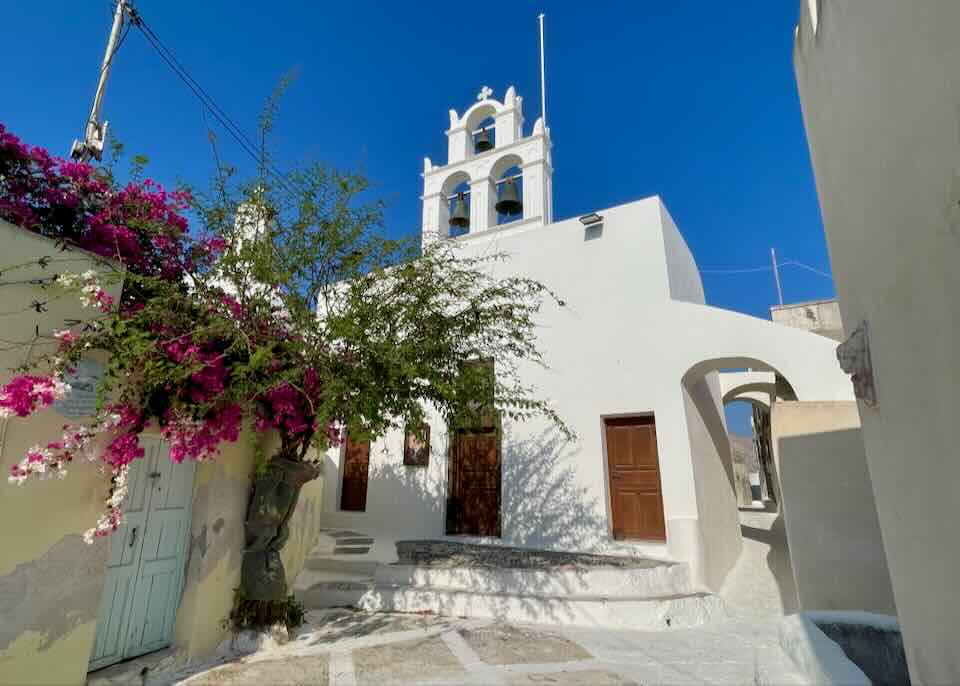 Church in Emporio, Santorini.