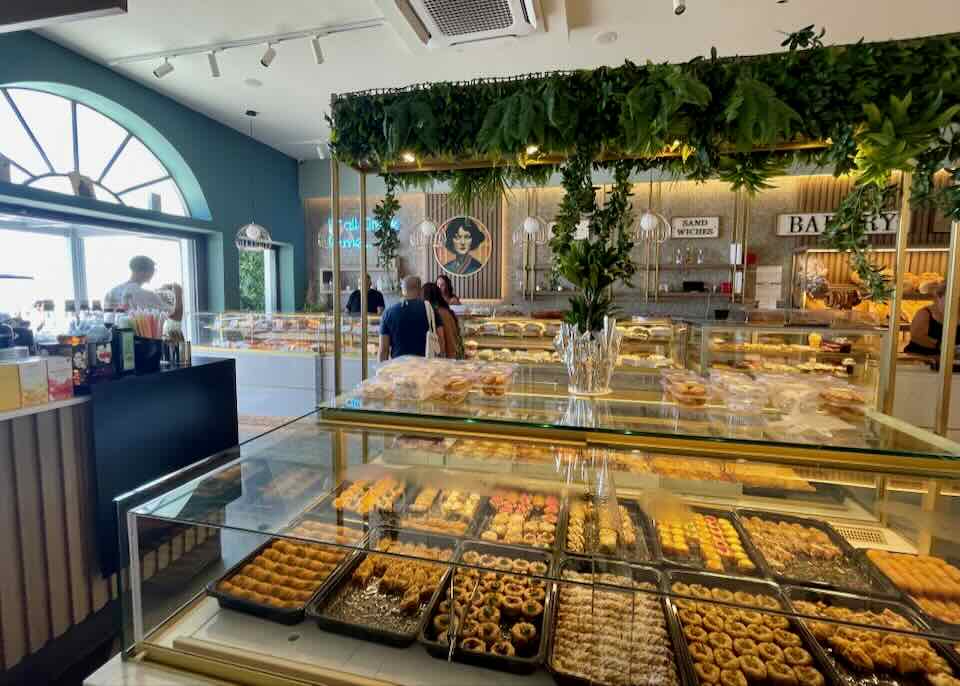 Bakery in Fira, Santorini.