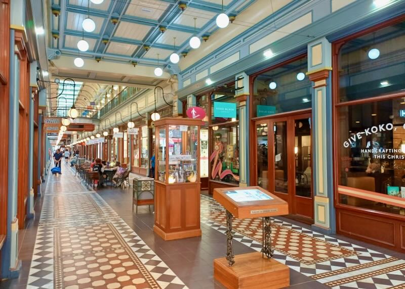 A historic interior mall.