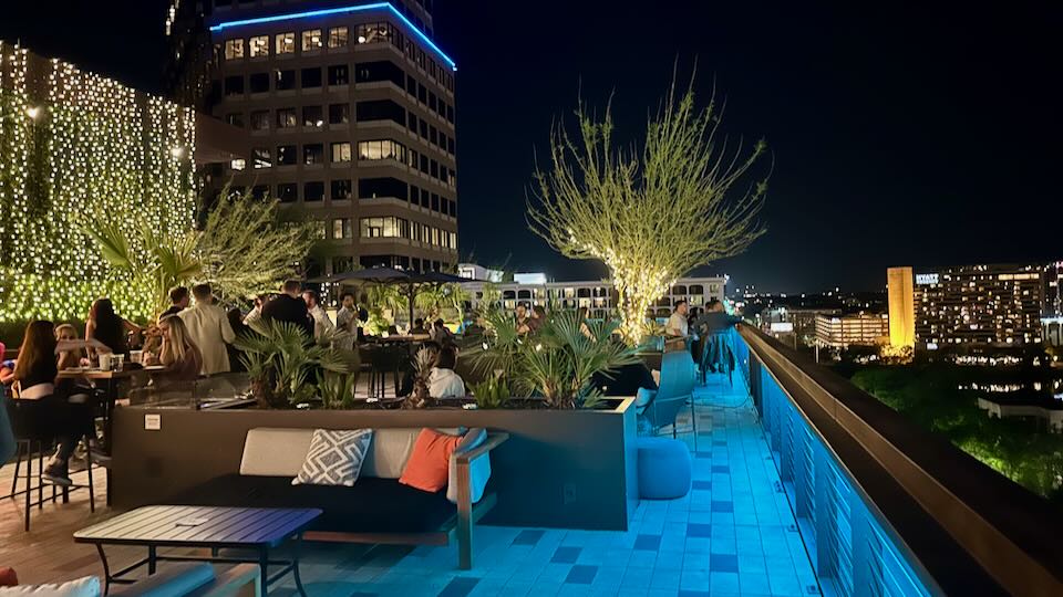 Hotel in downtown Austin.