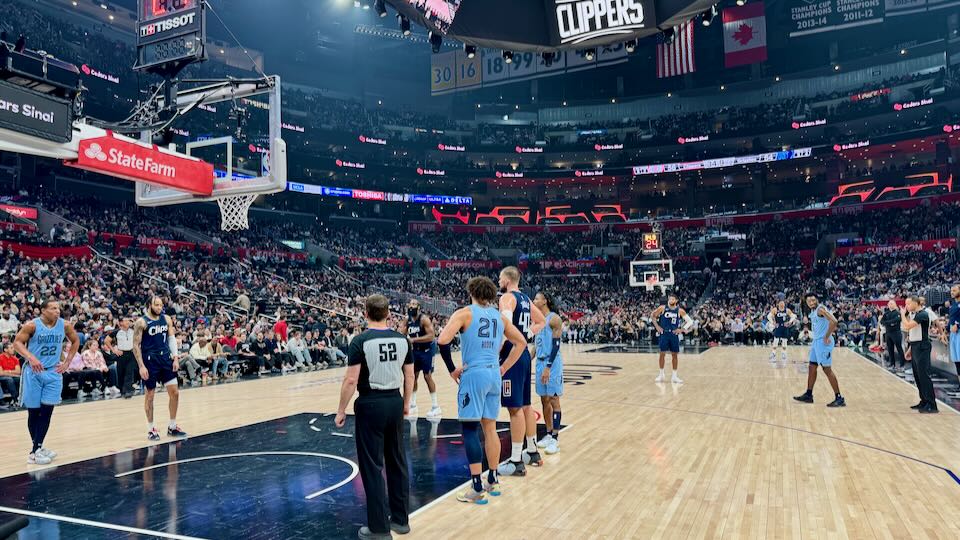 Clipper game in LA.