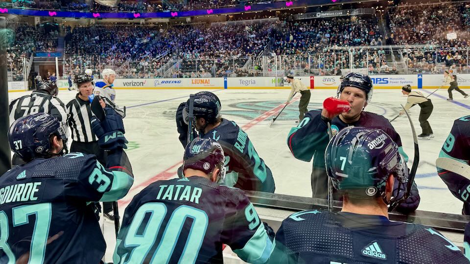 Seattle hockey game.