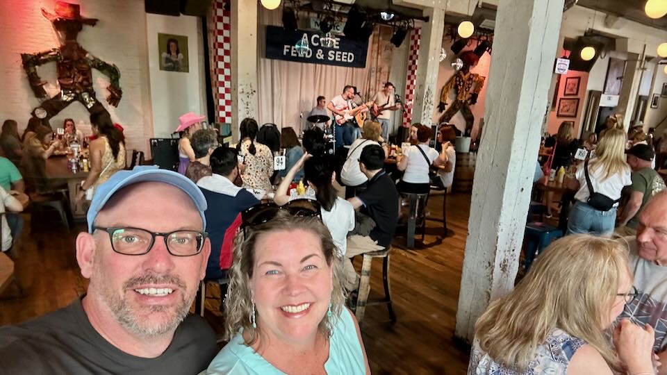 Live music in Nashville.