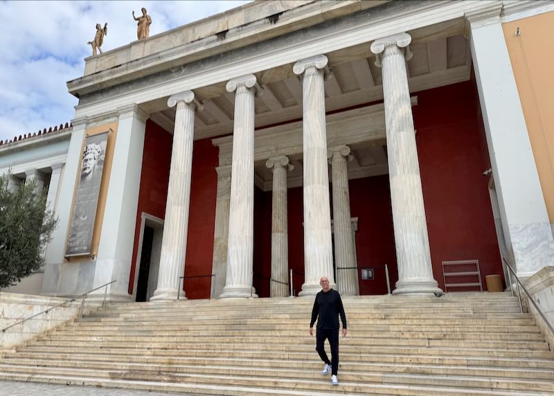 Me at the National Archaeological Museum in Athens.