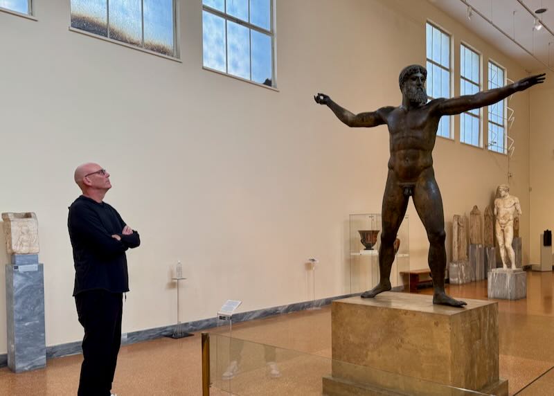 Me at the National Archaeological Museum in Athens, Greece.