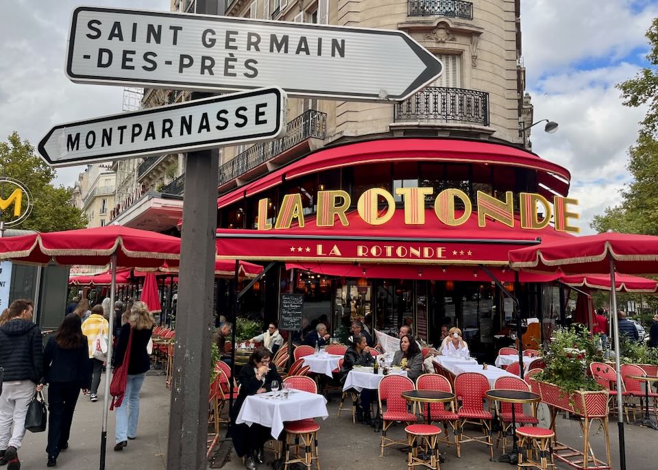 Saint Germain area of Paris.