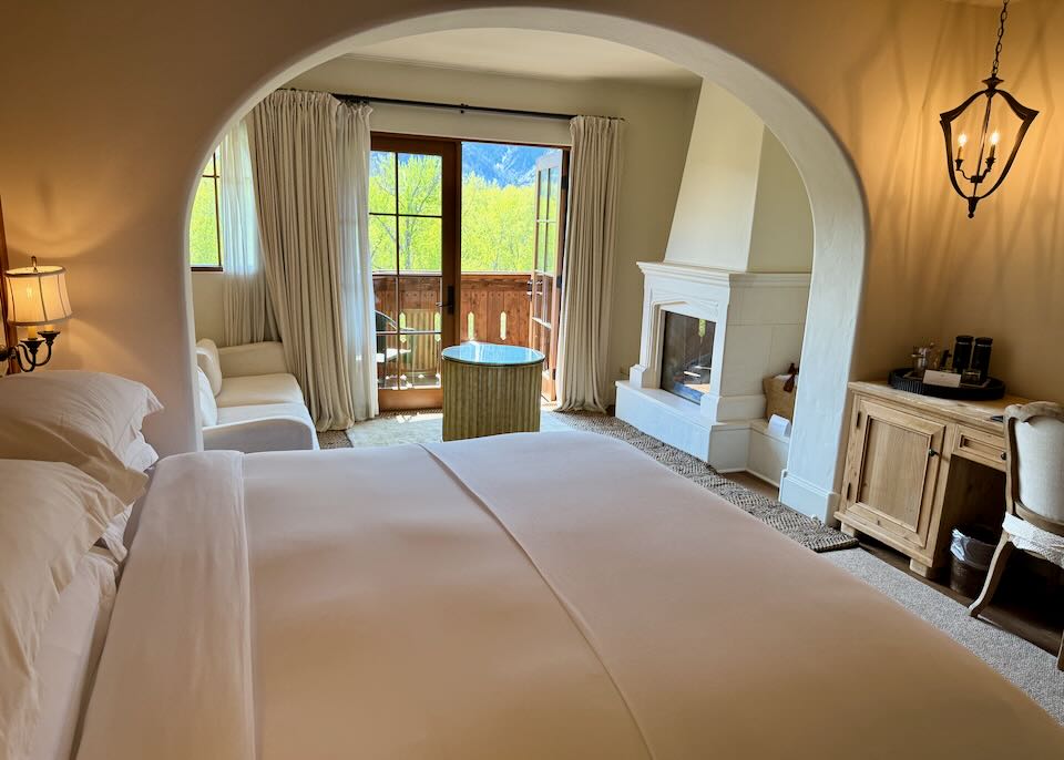 Our room at PostHotel in Leavenworth.