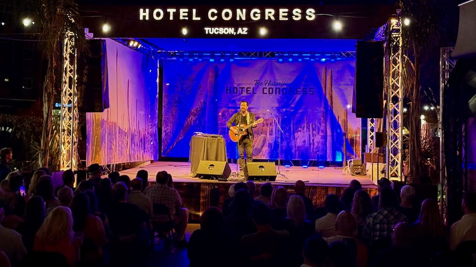 Tucson concert at the Hotel Congress.