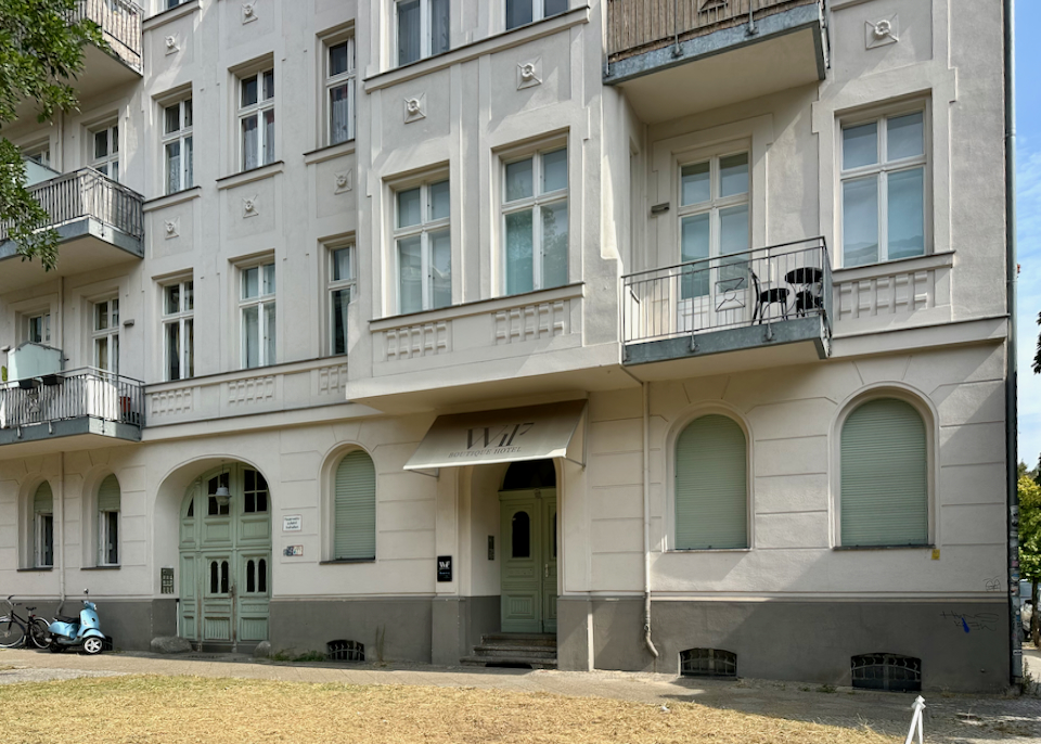Small boutique hotel with balconies