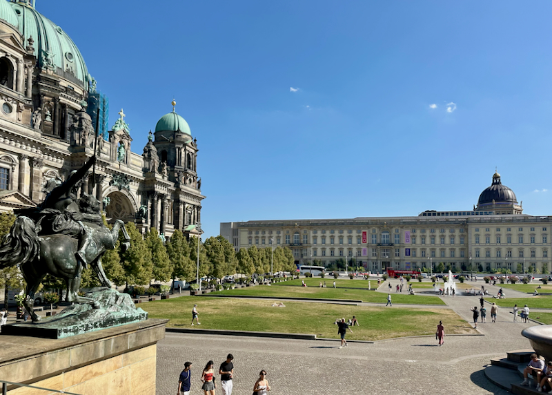 View over Museum Island in Berlin from the Berlin Dom