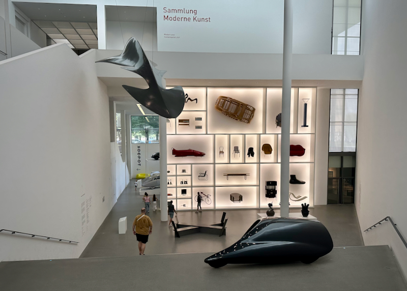 Museum gallery showcasing the design of everyday objects