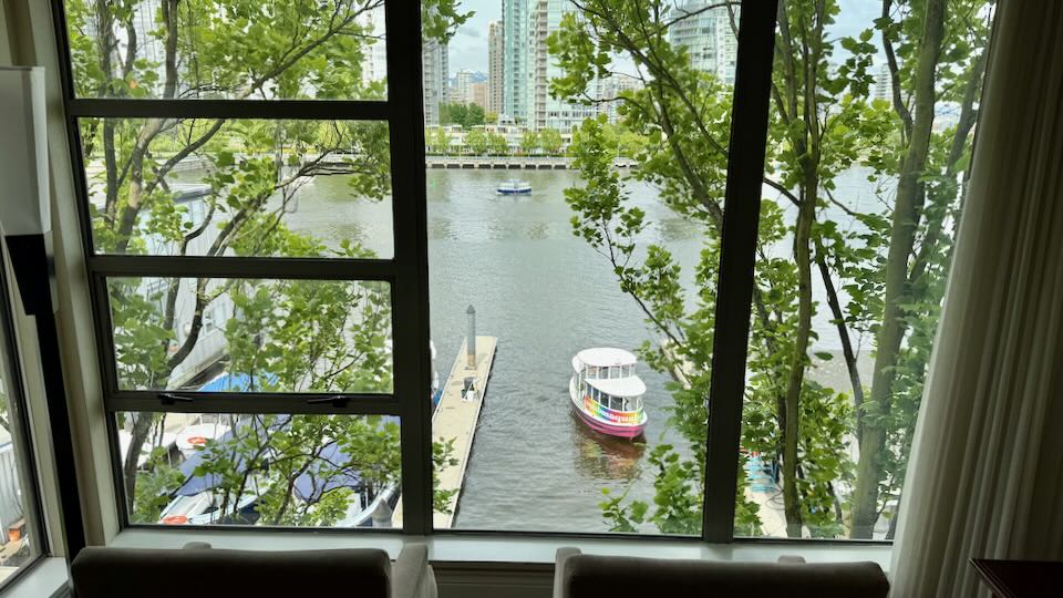 Hotel at Granville Island, Vancouver. 