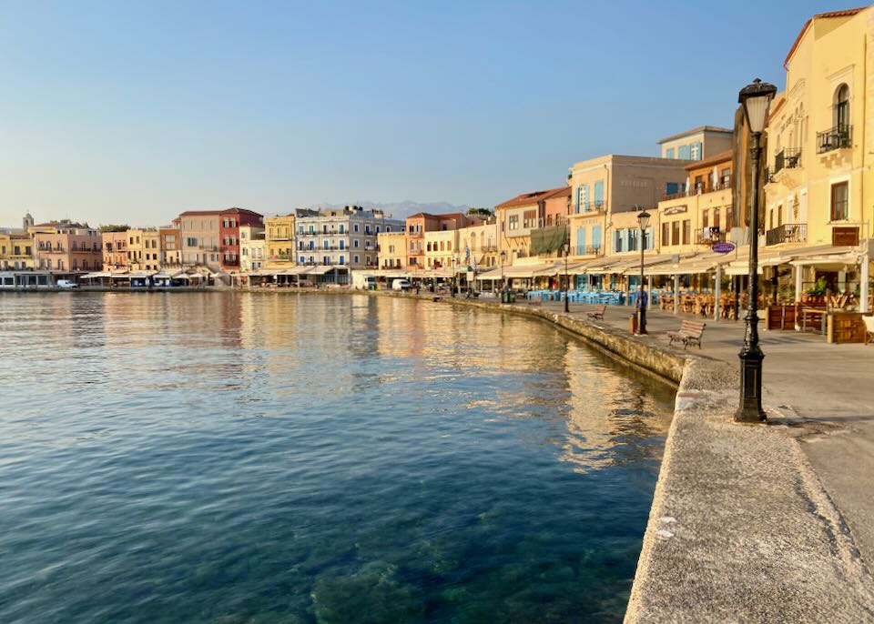 Chania, Crete in August.